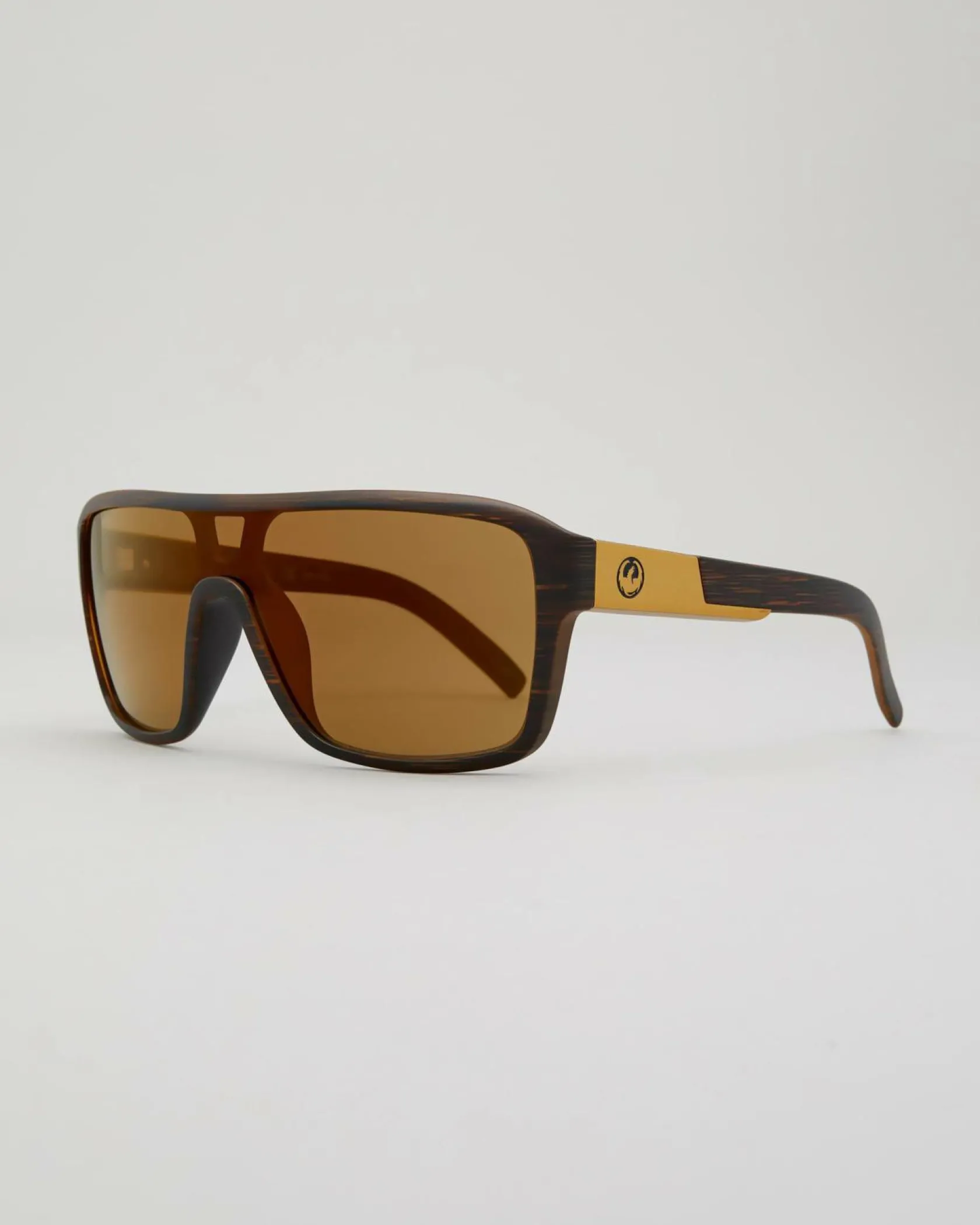 Dragon Alliance Remix Sunglasses Matte Woodgrain/copper Hot