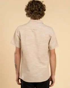 Lucid Requisite Short Sleeve Shirt Tan Outlet