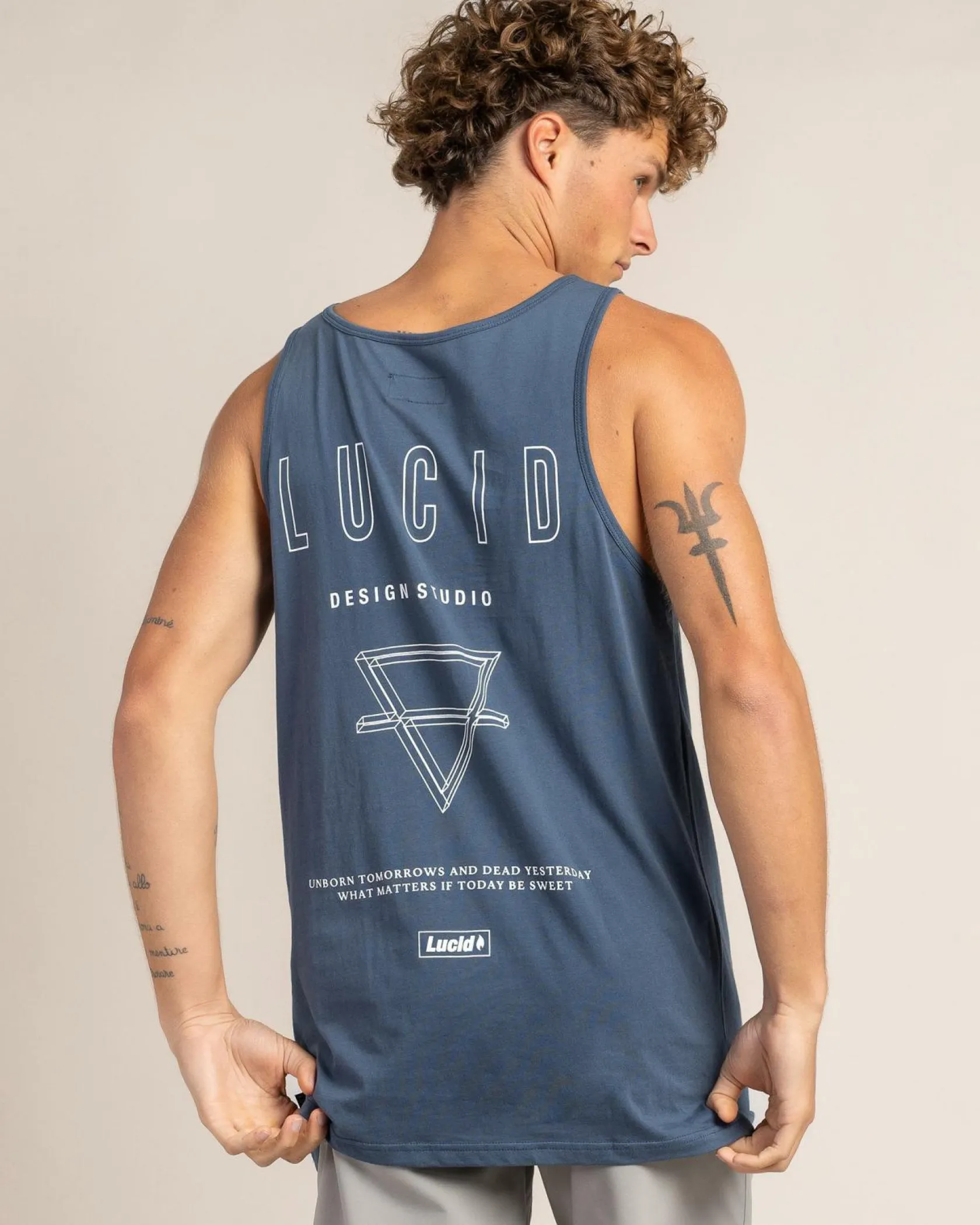 Lucid Resilient Singlet Slate Blue Hot