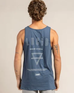 Lucid Resilient Singlet Slate Blue Hot