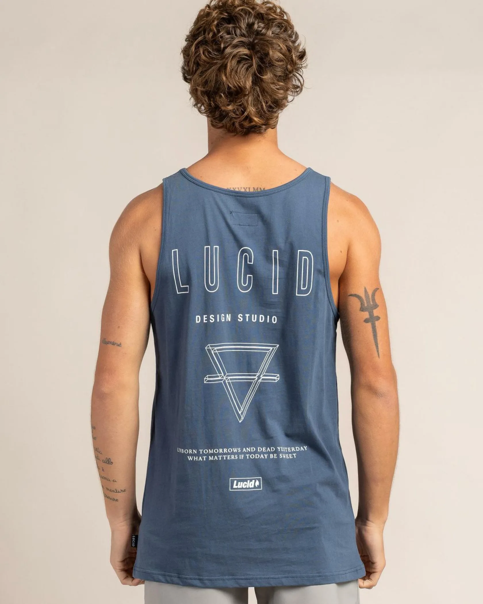 Lucid Resilient Singlet Slate Blue Hot