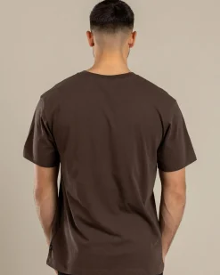 Quiksilver Retro Box T-Shirt Chocolate Brown Sale