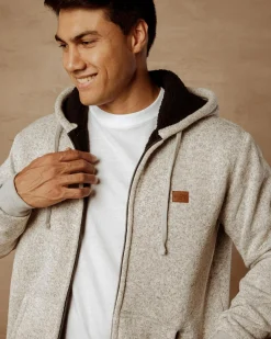 Billabong Revolt Zip Thru Hooded Jacket Light Grey Heather Online