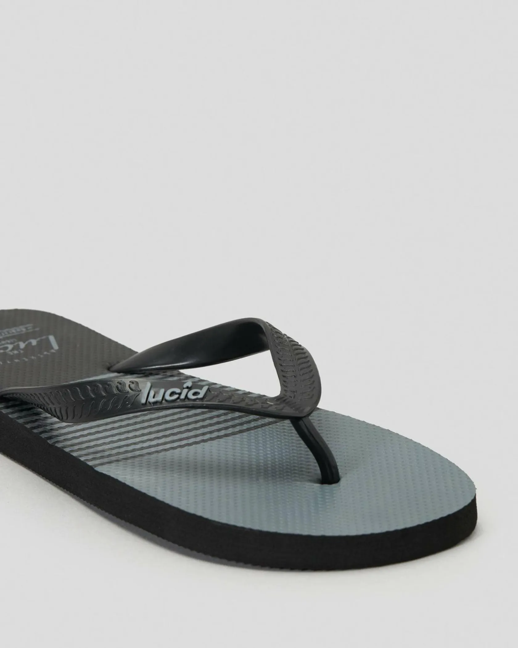 Lucid Ripple Thongs Black/grey Hot