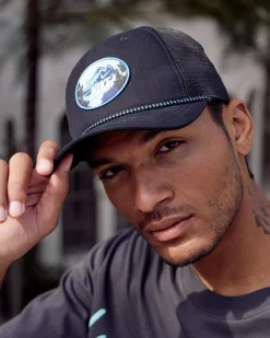 Nike Rise Trucker Cap Black/university Blue Best