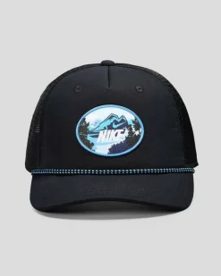 Nike Rise Trucker Cap Black/university Blue Best