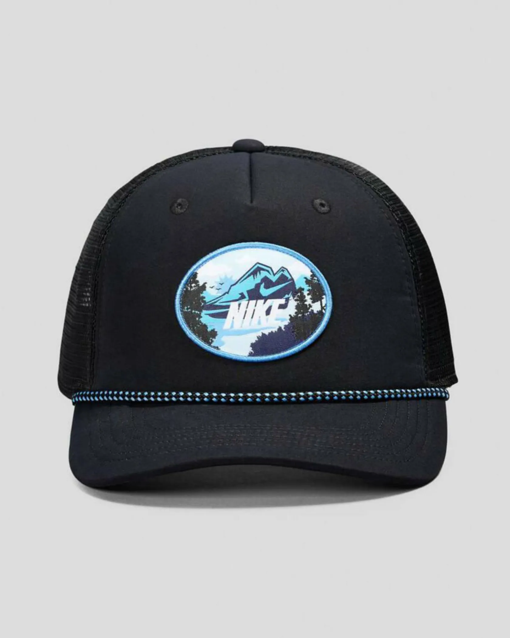 Nike Rise Trucker Cap Black/university Blue Best