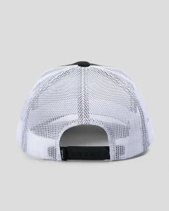 Jacks Rising Trucker Cap Black/white