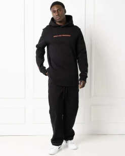Nena & Pasadena Risk Dual Curved Hoodie Jet Black Outlet