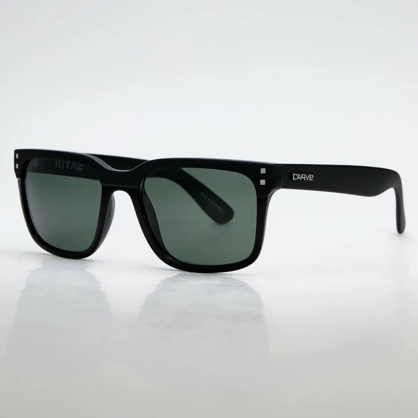 Carve Rivals Polarised Sunglasses Matt Black/gloss Black