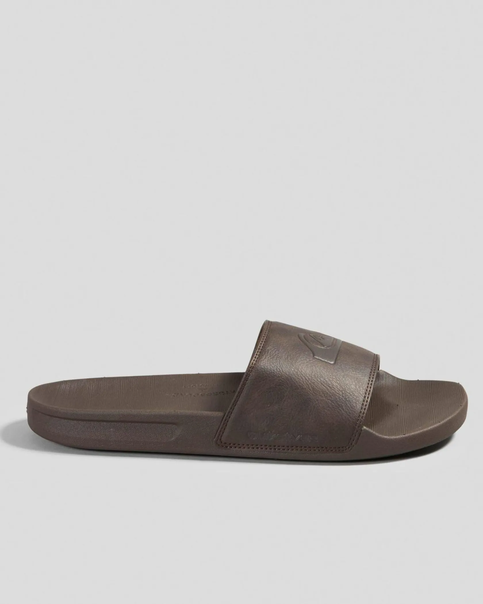 Quiksilver Rivi Nubuck Slides Brown 1