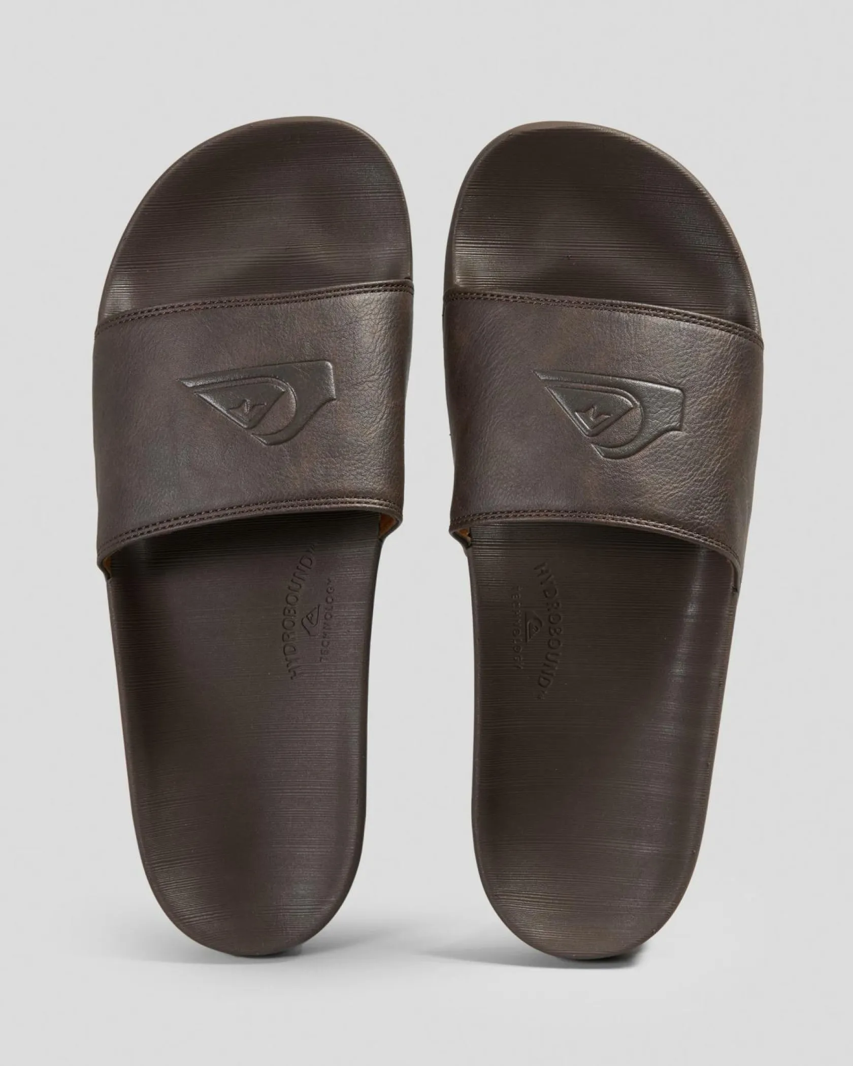 Quiksilver Rivi Nubuck Slides Brown 1
