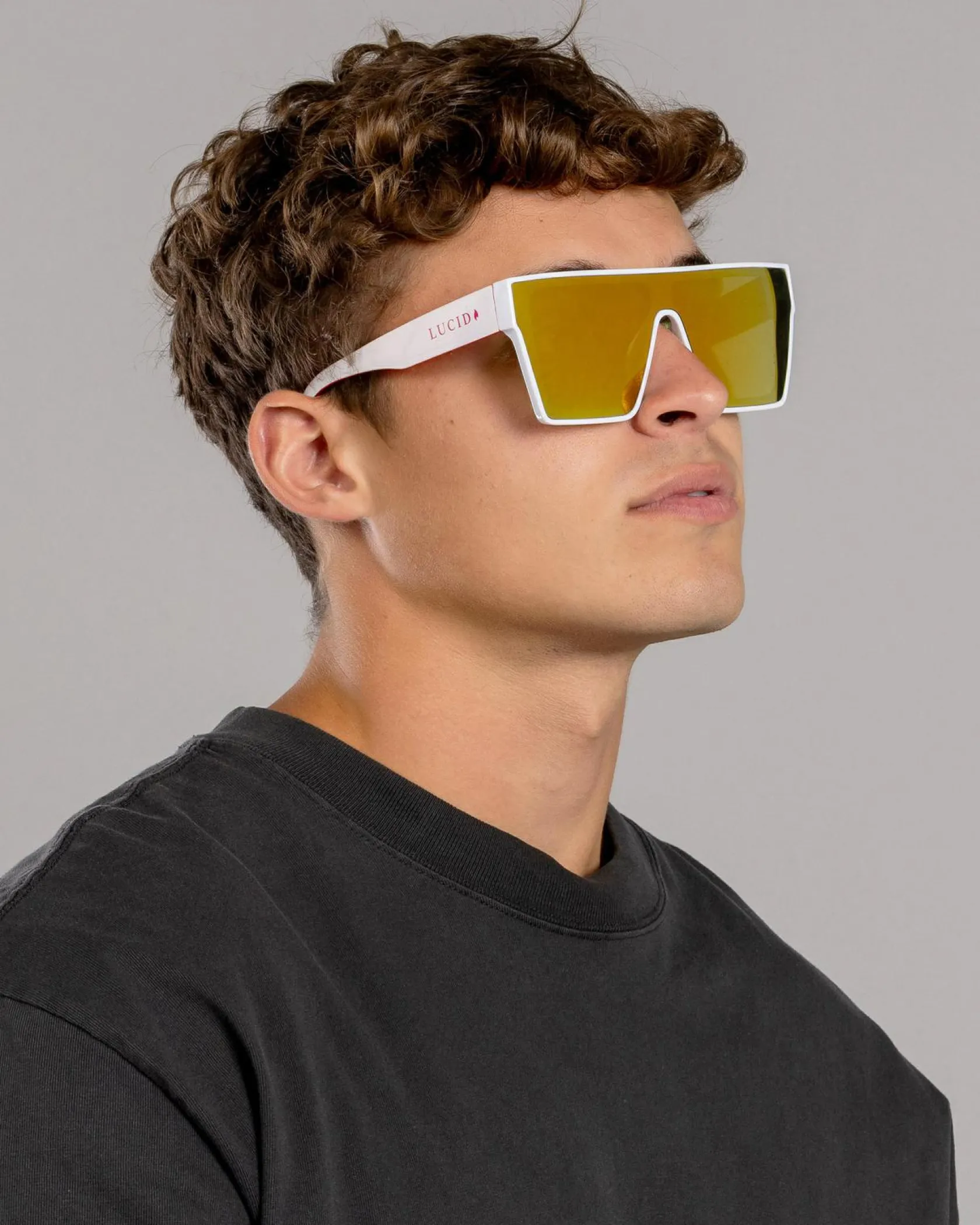 Lucid Riviera Sunglasses White/pink