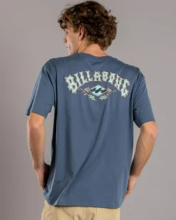 Billabong Rose Arch T-Shirt Steel Blue Online