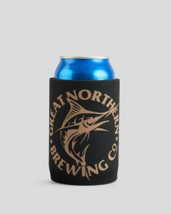 Great Northern Rough Cut Stubby Cooler Black New