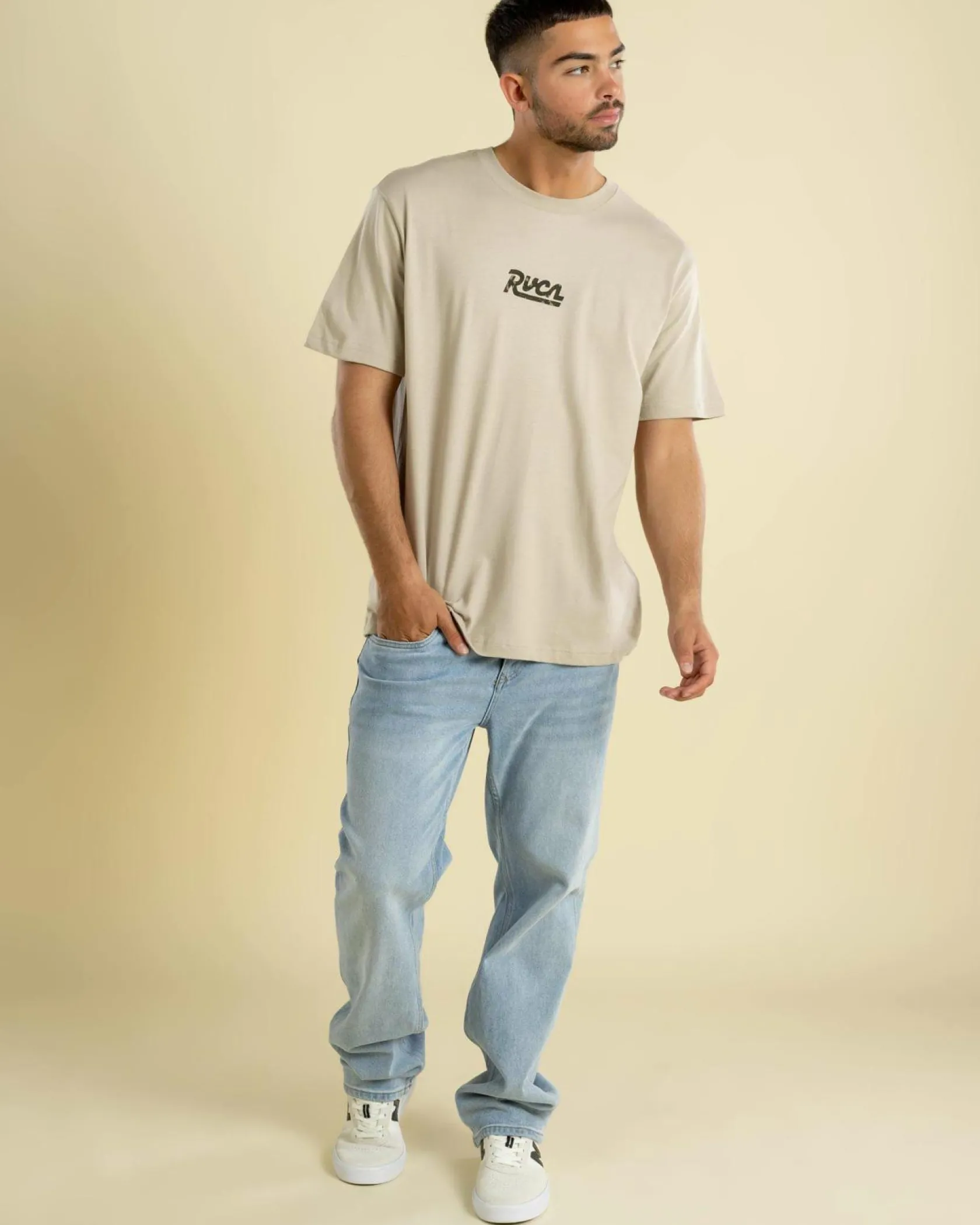RVCA Rover T-Shirt Light Khaki