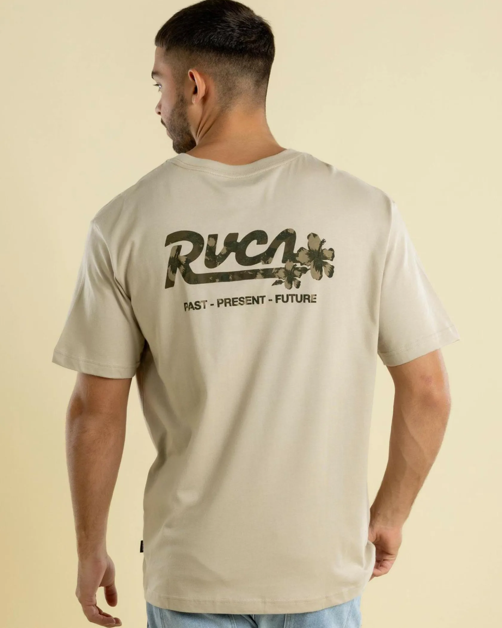 RVCA Rover T-Shirt Light Khaki