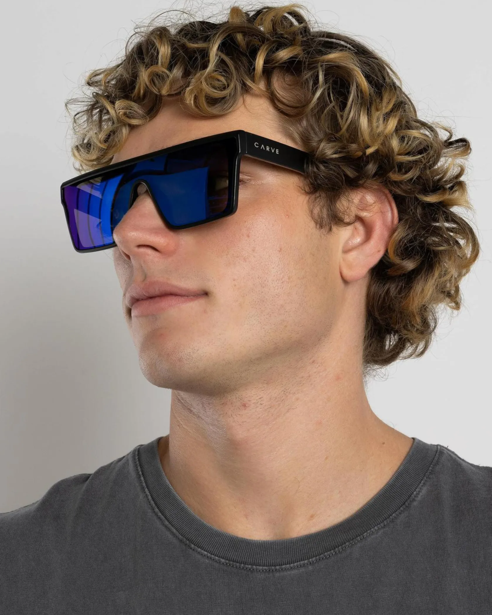 Carve Royale Sunglasses Matt Black/ Blue Iridium Discount