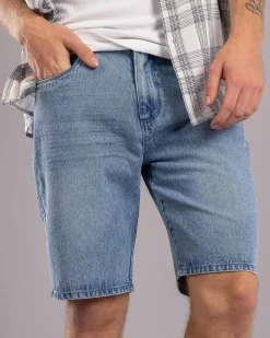 Jacks Rudimental Denim Shorts Mid Blue Clearance