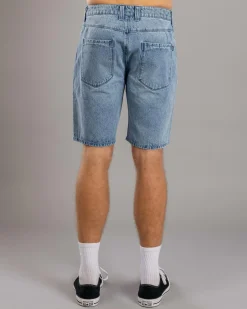 Jacks Rudimental Denim Shorts Mid Blue Clearance
