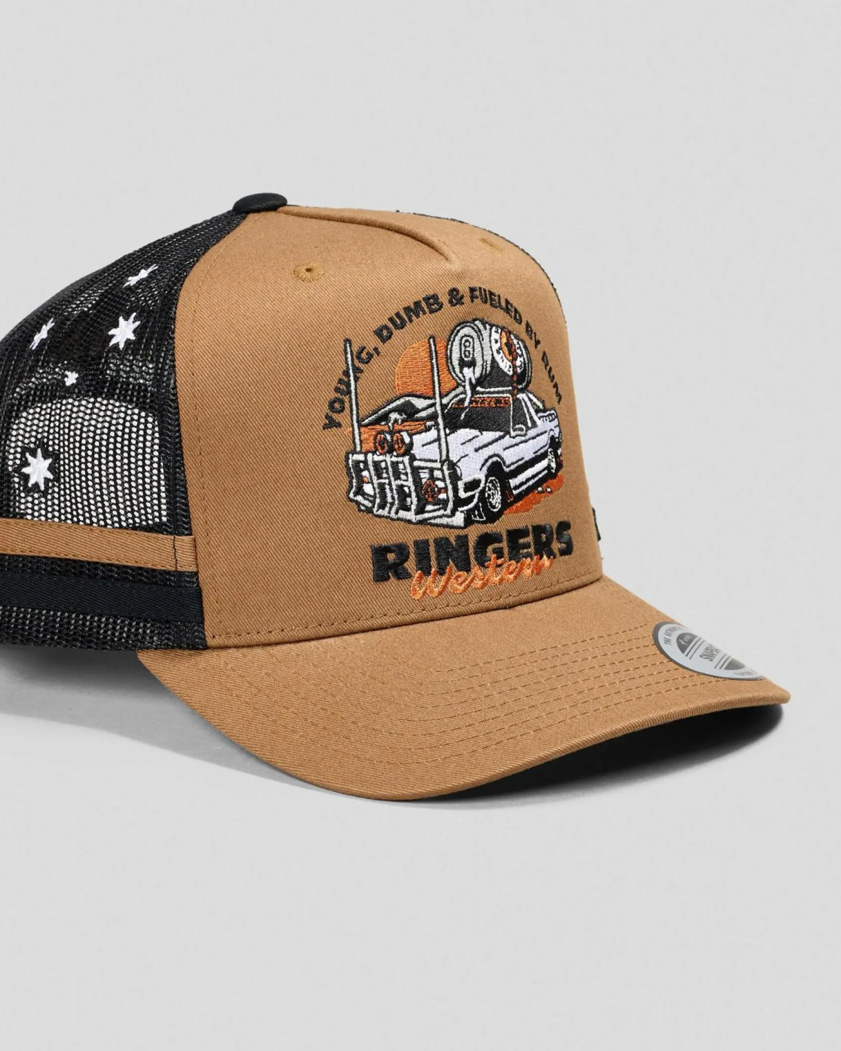 Ringers Western Rum Runner Trucker Cap Clay Hot