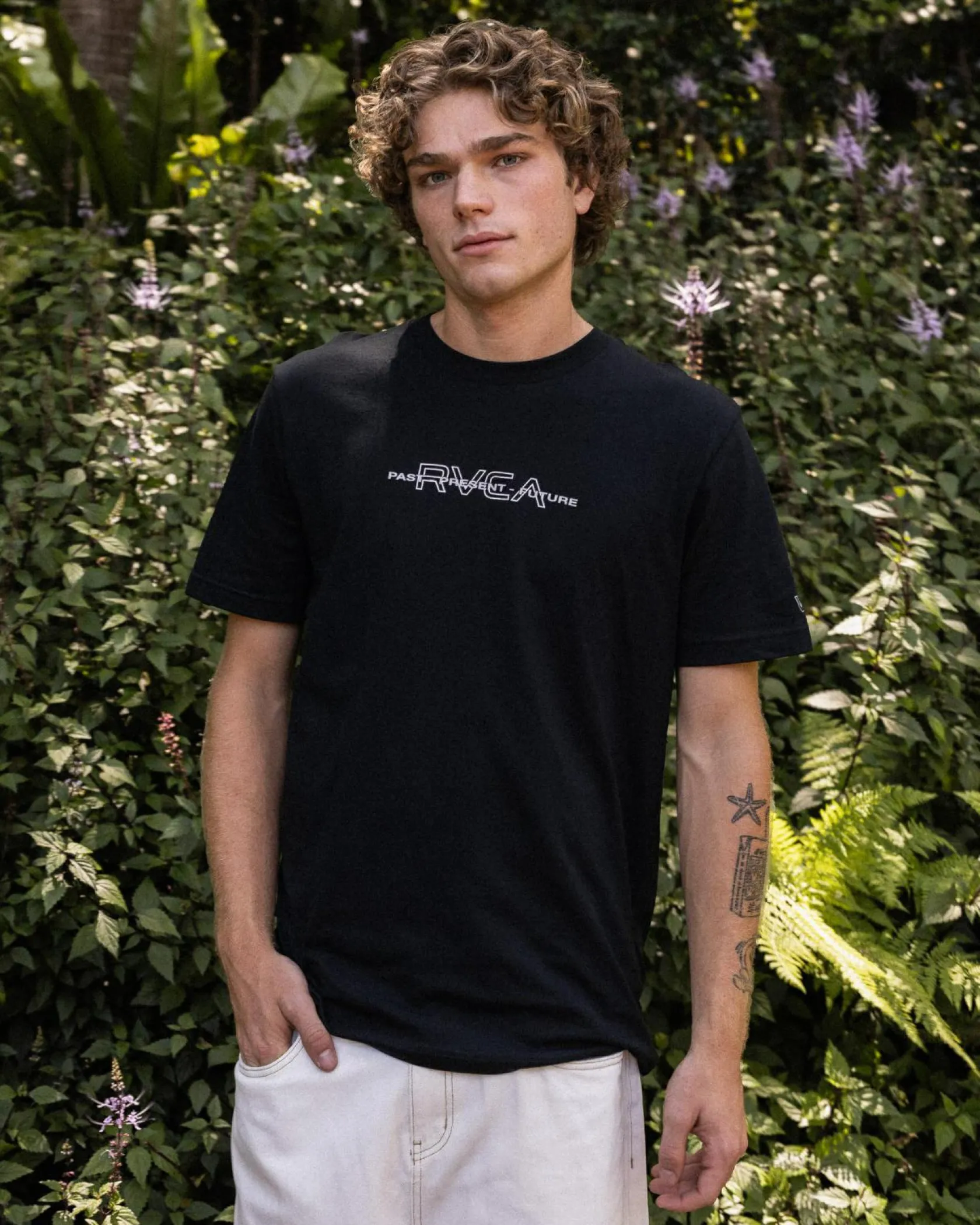 RVCA Inline T-Shirt Rvca Black Hot