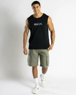 RVCA Suds Muscle Tank Black Best