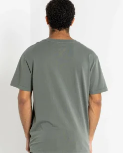 RVCA Unflipped T-Shirt Washed Olive Clearance
