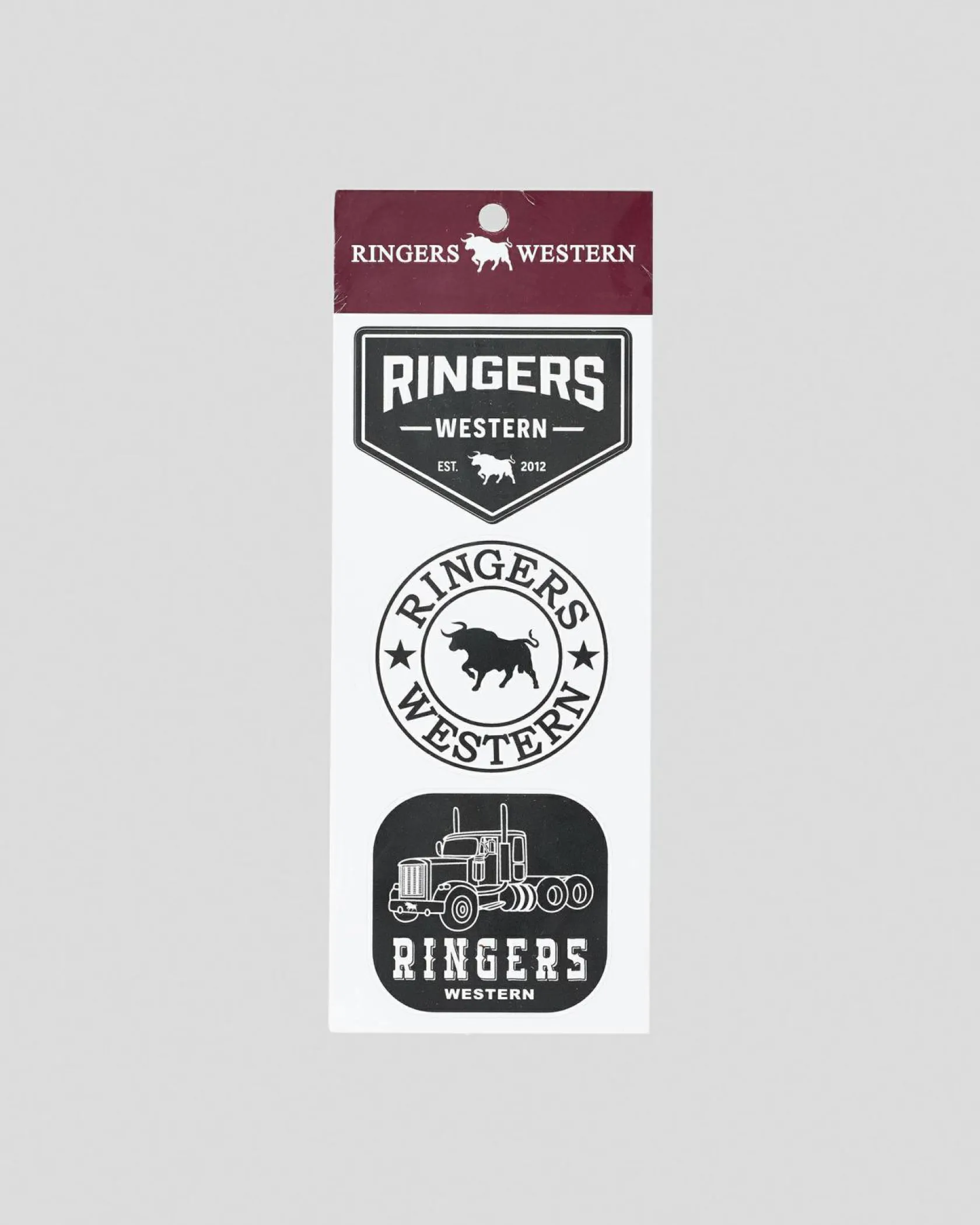 Ringers Western RW Logo Stickers 3 Pack Multi Outlet