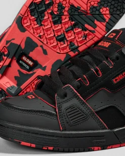 Globe Sabre Shoes Black/red/mosaic Discount