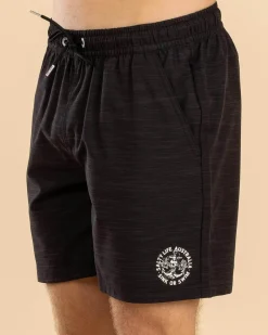 Salty Life Sail Elastic Waist Shorts Black Best