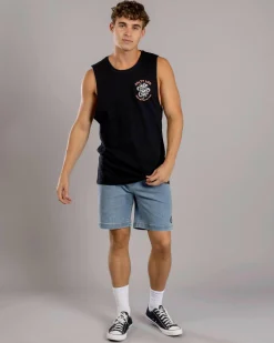 Salty Life Sailmaker Muscle Tank Black Sale