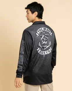 The Mad Hueys Sailor Anchor Fishing Jersey Charcoal Sale