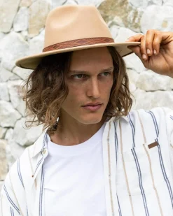 Miscellaneous Salamanca Panama Felt Hat Light Brown Outlet