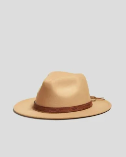 Miscellaneous Salamanca Panama Felt Hat Light Brown Outlet