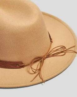 Miscellaneous Salamanca Panama Felt Hat Light Brown Outlet