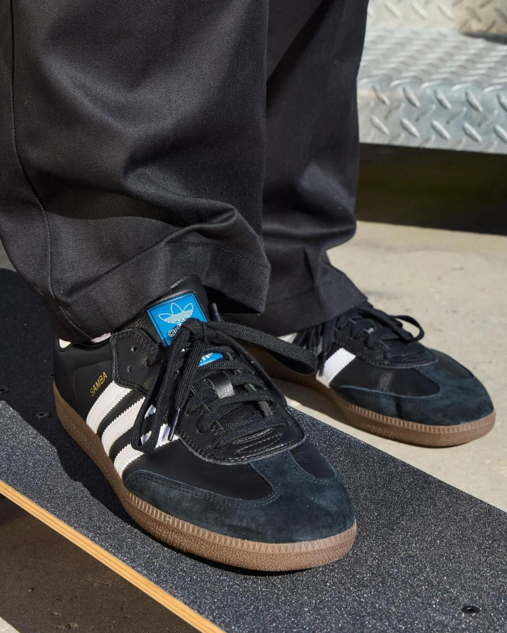 adidas Samba Adv Shoes Core Black/ftwr White/gum5 Sale