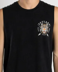 Skylark Samurai Muscle Tank Black Acid New