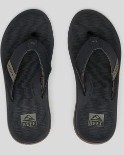 Reef Santa Ana Thongs Black