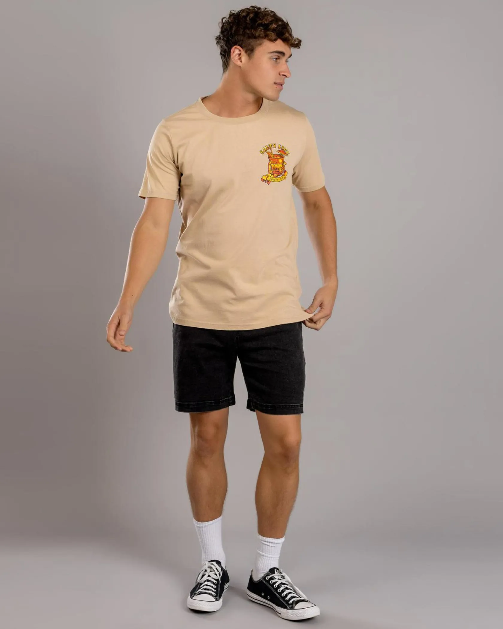 Salty Life Sapore T-Shirt Sand Acid Hot