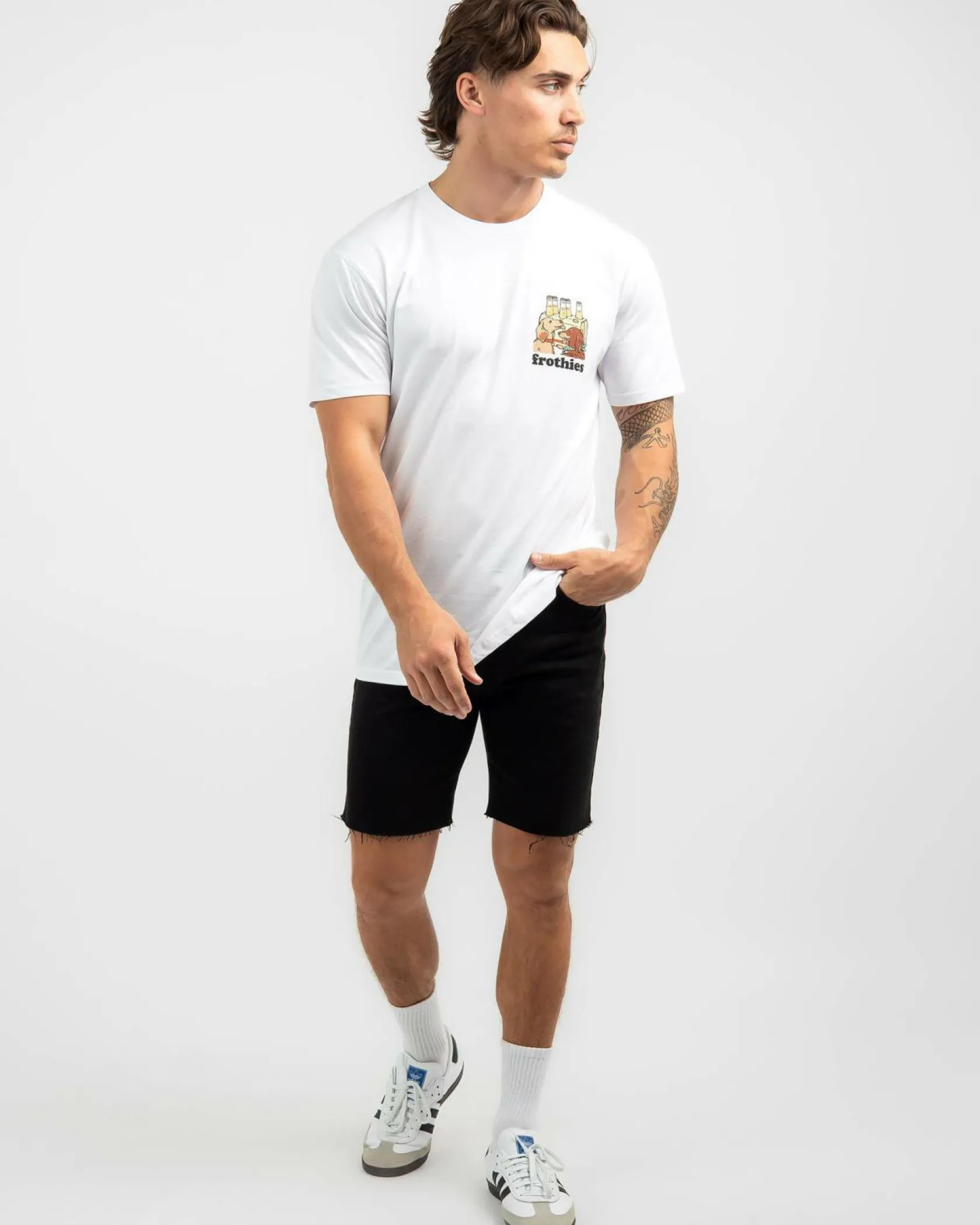 Frothies Sausos & Six Packs T-Shirt White Sale