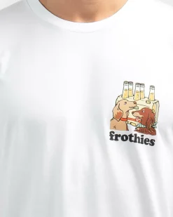 Frothies Sausos & Six Packs T-Shirt White Sale