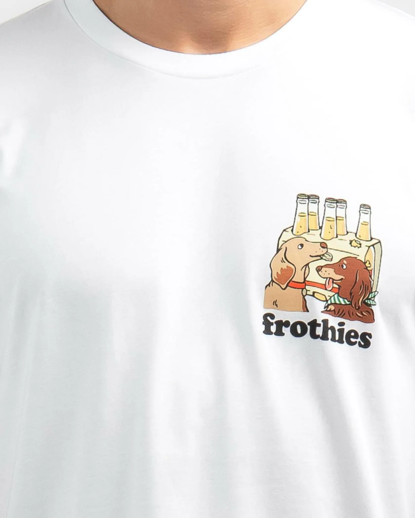 Frothies Sausos & Six Packs T-Shirt White Sale