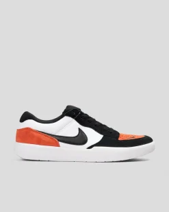 Nike SB Force 58 Shoes White/black-cosmic Clay-white Hot