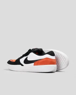 Nike SB Force 58 Shoes White/black-cosmic Clay-white Hot