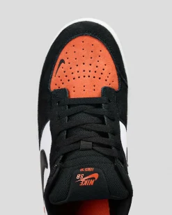 Nike SB Force 58 Shoes White/black-cosmic Clay-white Hot