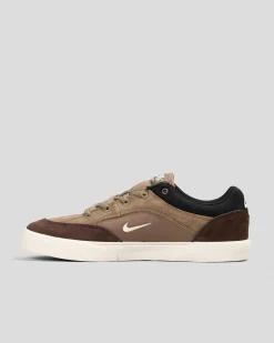 Nike SB Malor Shoes Ironstone/lt Khaki-baroque Brown-black-sail-gum Lt Brown New