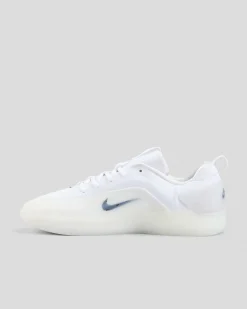 Nike SB Zoom Nyjah 4 Shoes White/summit White-lt Lemon Twist New