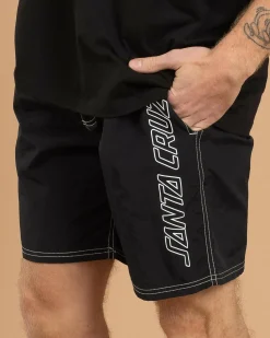 Santa Cruz SC Hollow Strip Shorts Black