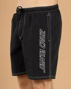 Santa Cruz SC Hollow Strip Shorts Black